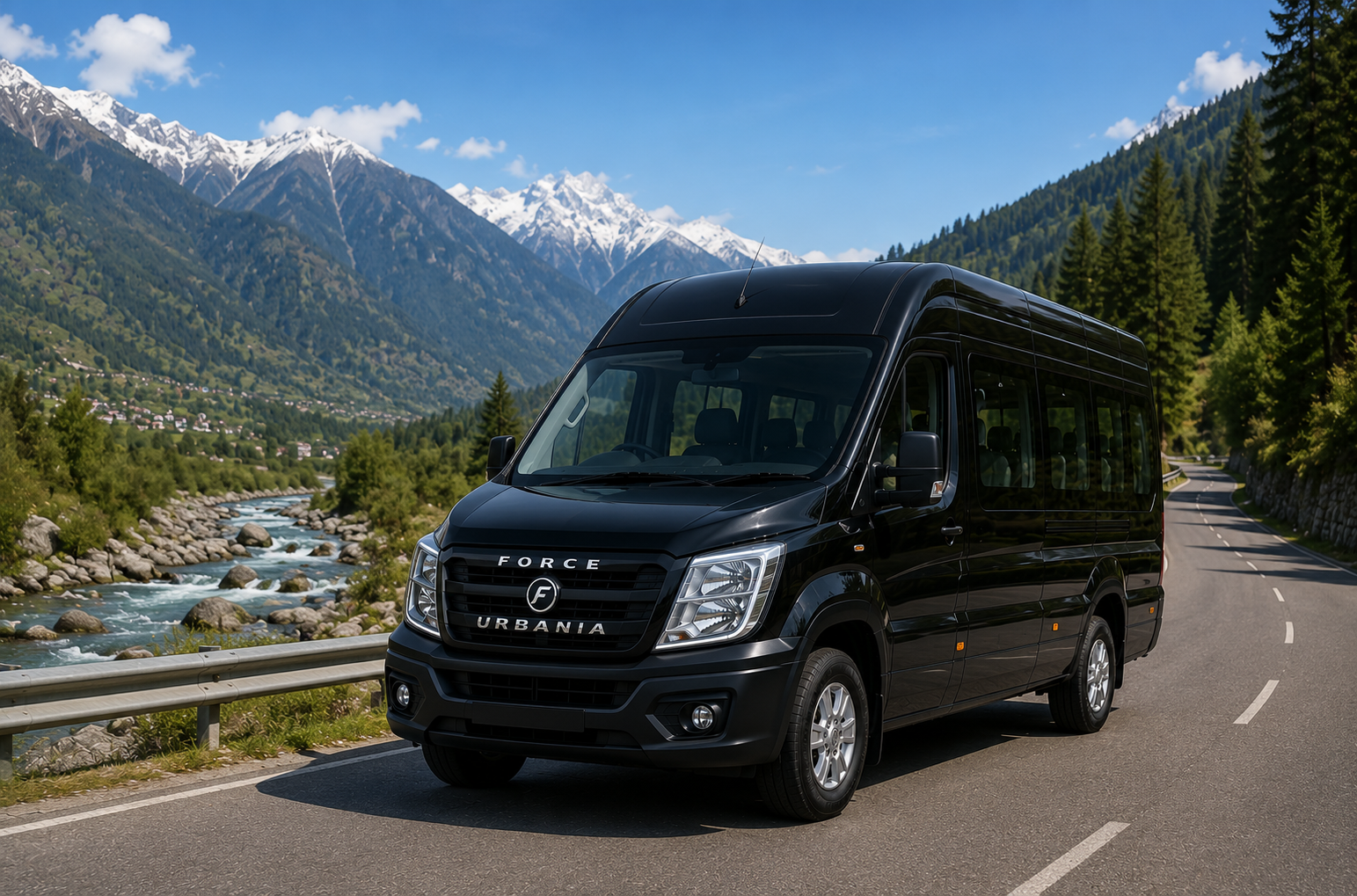 9 Seater Urbania Rental in Chandigarh